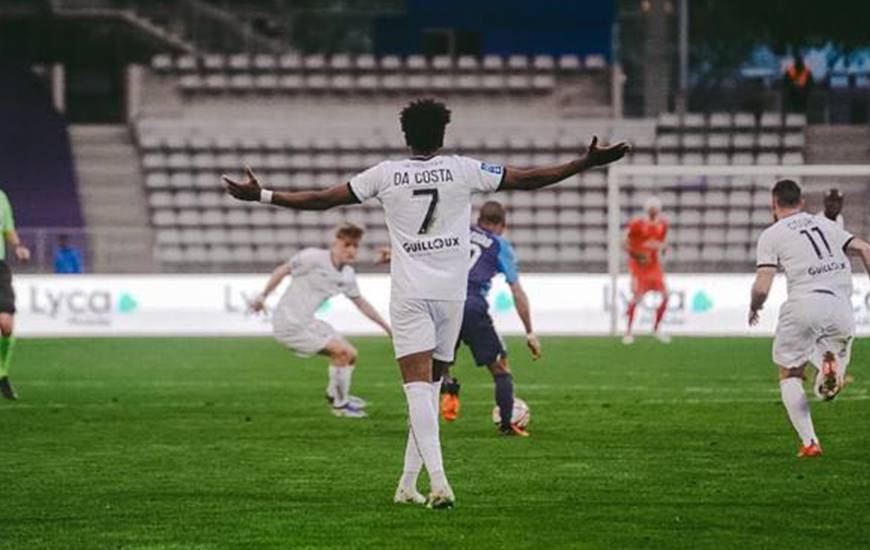 Nuno Da Costa et les Caennais ont eu l'occasion de revenir dans cette rencontre face au Paris FC