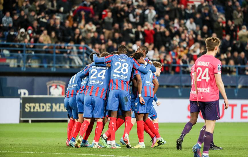Avec 51 buts marqués en Ligue 2 BKT, les Caennais terminent 5ème meilleure attaque du championnat