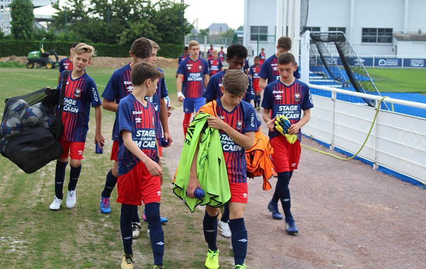 Le stage foot du Stade Malherbe Caen se déroulera sur quatre semaines différentes au mois de juillet