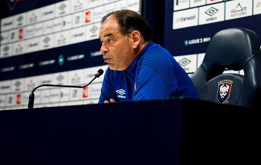 Stéphane Moulin et Aloys Fouda ont répondu aux questions de la presse locale avant le déplacement à Dunkerque