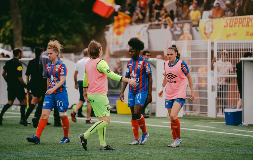 La déception de Tracy Nkodia et Juliette Chotard après le revers face au Mans FC hier après-midi