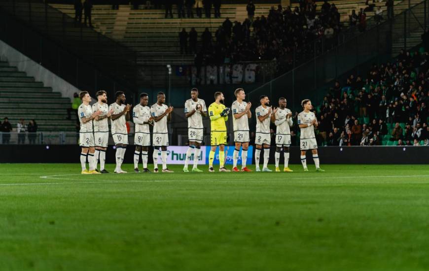 Les Caennais ont respecté une minute d'applaudissements en hommage à Pelé avant la rencontre