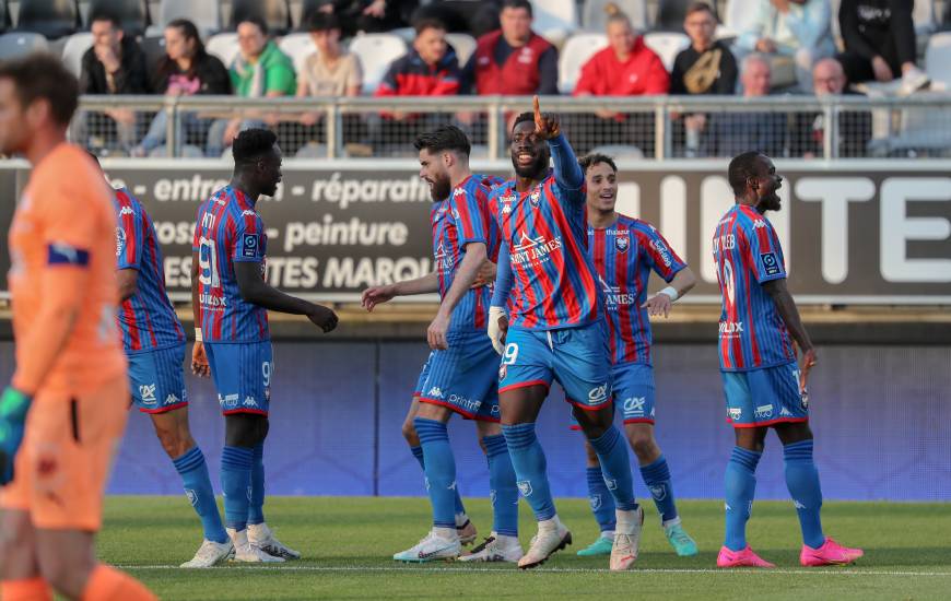 Alexandre Mendy a inscrit son 18e but de la saison en Ligue 2 BKT samedi soir à Amiens 