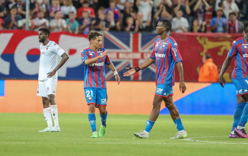 Bilal Brahimi, Samuel Essende et les Caennais ont l'occasion d'enchaîner un troisième succès de suite en championnat