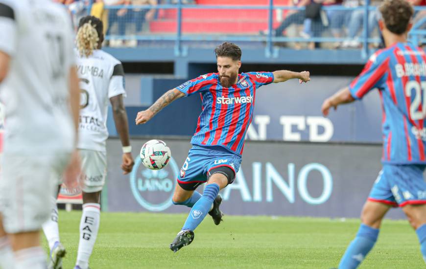 Quentin Daubin et les Caennais sont ceux qui tentent le plus leur chance en Ligue 2 BKT cette saison