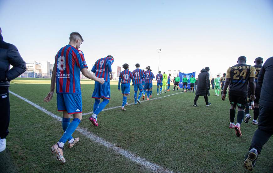 En cas de victoire face à l'En Avant Guingamp, l'équipe réserve a l'occasion de passer devant son adversaire du week-end au classement