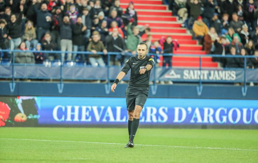 Faouzi Benchabane était notamment l'arbitre de la victoire des caennais face à Bastia cette saison à d'Ornano.