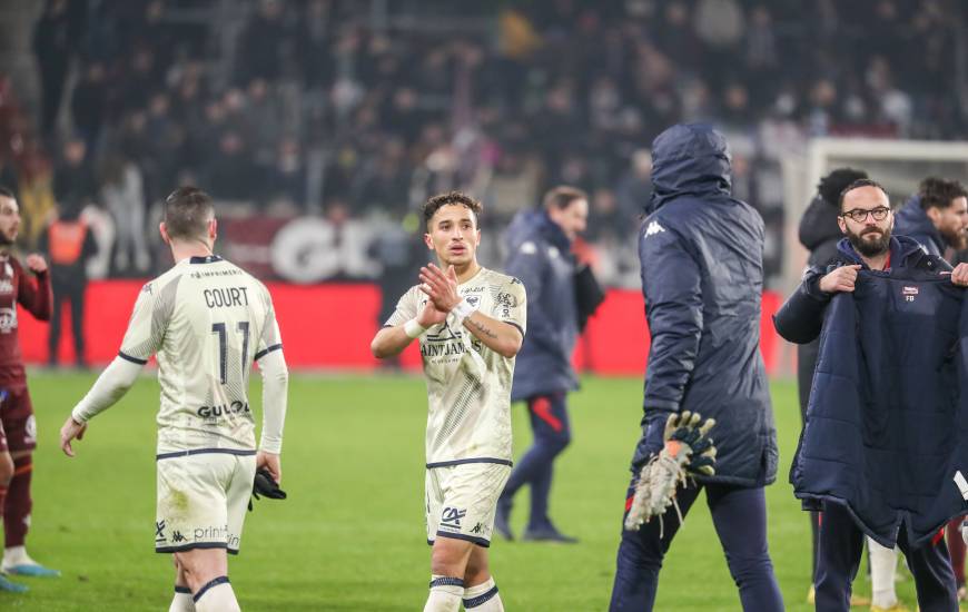 Bilal Brahimi est entré en jeu en cours de deuxième période sur la pelouse de Rodez 