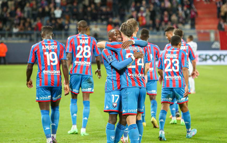 Godson Kyeremeh, Hugo Vandermersch et les Caennais ont renoué avec la victoire ce soir face à Niort