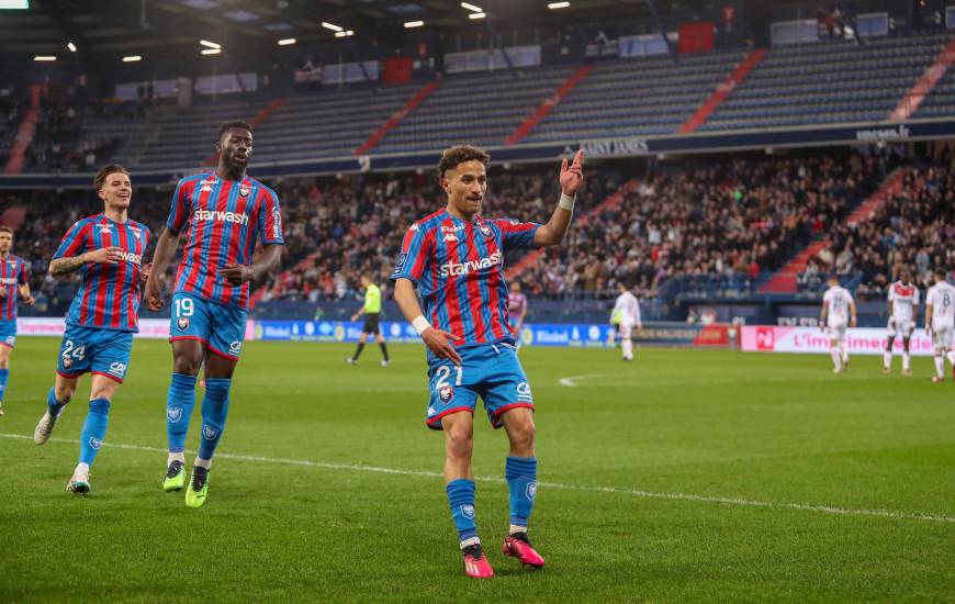 Bilal Brahimi avait ouvert le score en début de rencontre pour le Stade Malherbe Caen face à Valenciennes