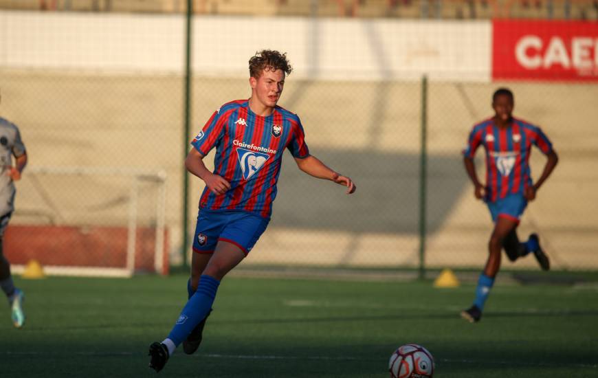 Killian Cailloce a ouvert le score face au LOSC avec les U19 Nationaux hier après-midi