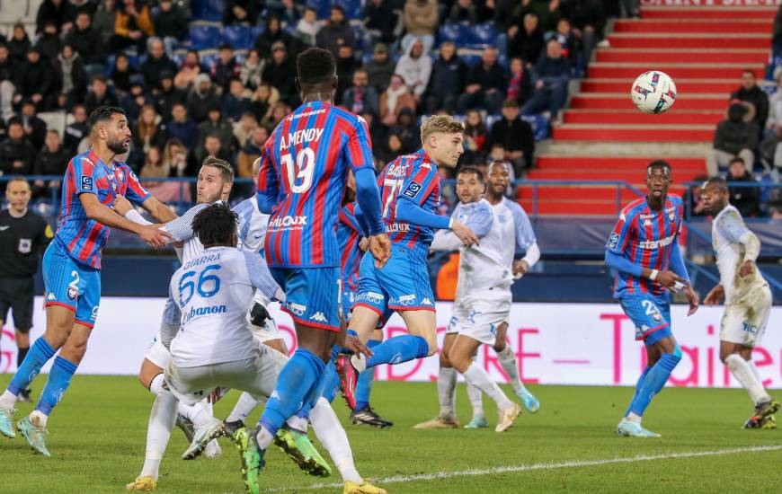 Le Stade Malherbe a inscrit 9 de ses 34 buts de la tête en Ligue 2 BKT cette saison, personne ne fait mieux