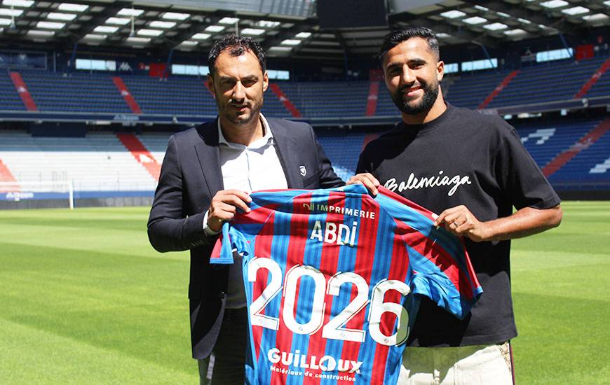 Ali Abdi a prolongé son contrat de trois saisons avec le Stade Malherbe Caen