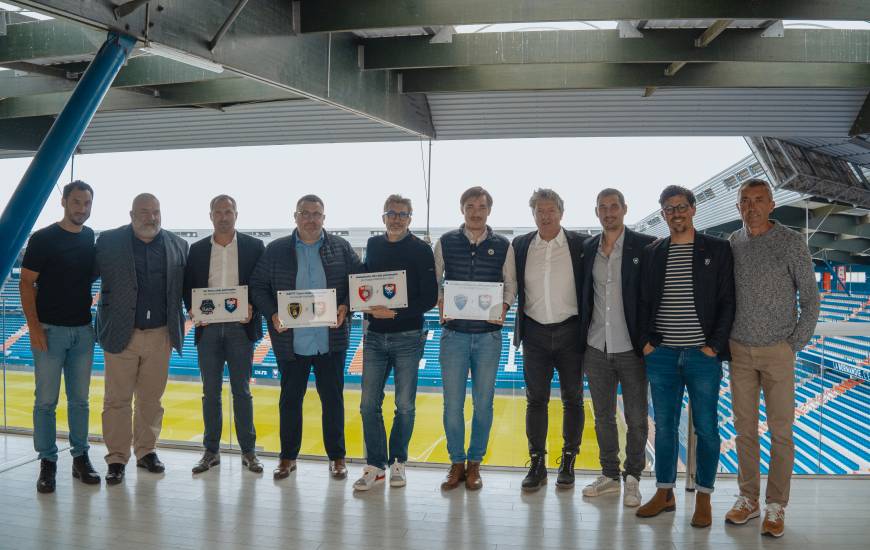 Les quatre clubs partenaires du Stade Malherbe Caen étaient présents ce lundi soir à d'Ornano