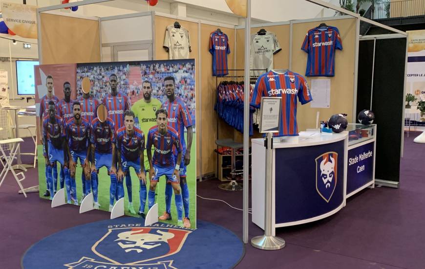 La boutique du Stade Malherbe Caen est à retrouver à la Foire Internationale de Caen ce mercredi