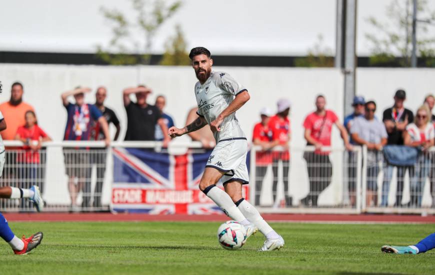 Quentin Daubin a rejoué en match de préparation ce samedi face au FC Versailles à Bayeux