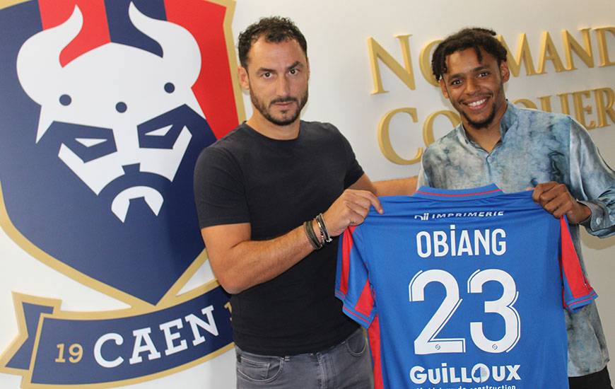 Après deux saisons passées à Rodez, Johann Obiang rejoint le Stade Malherbe Caen