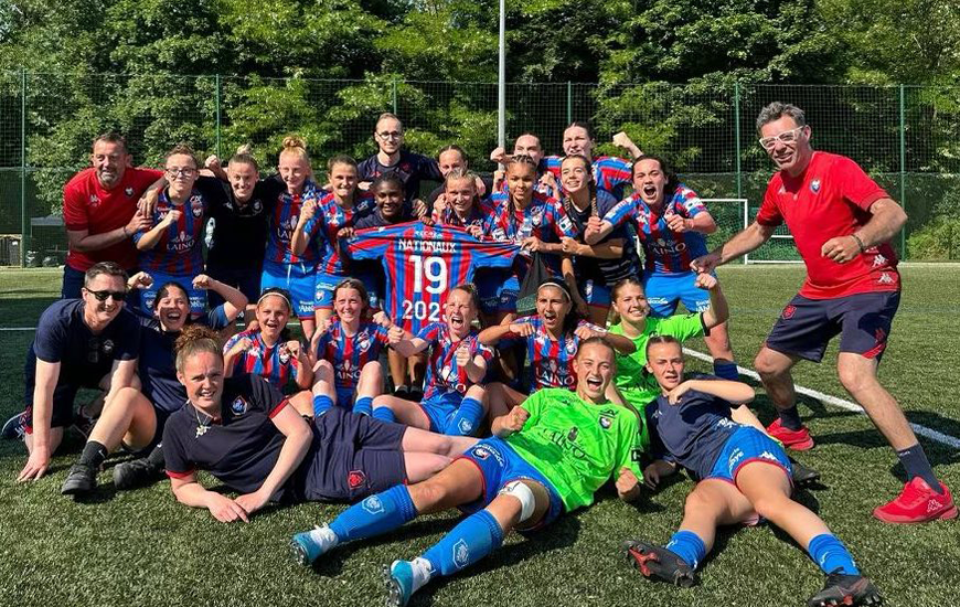 Les jeunes Caennaises évolueront au niveau national la saison prochaine après les deux succès face au FC Sochaux