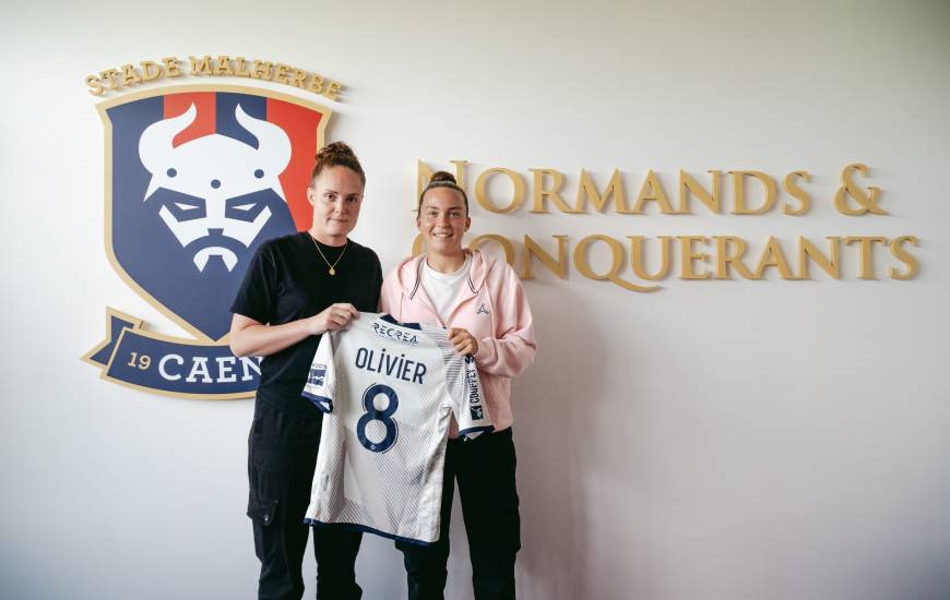 Âgé de seulement quinze ans, Maïwenn Olivier est la première recrue féminine du Stade Malherbe Caen