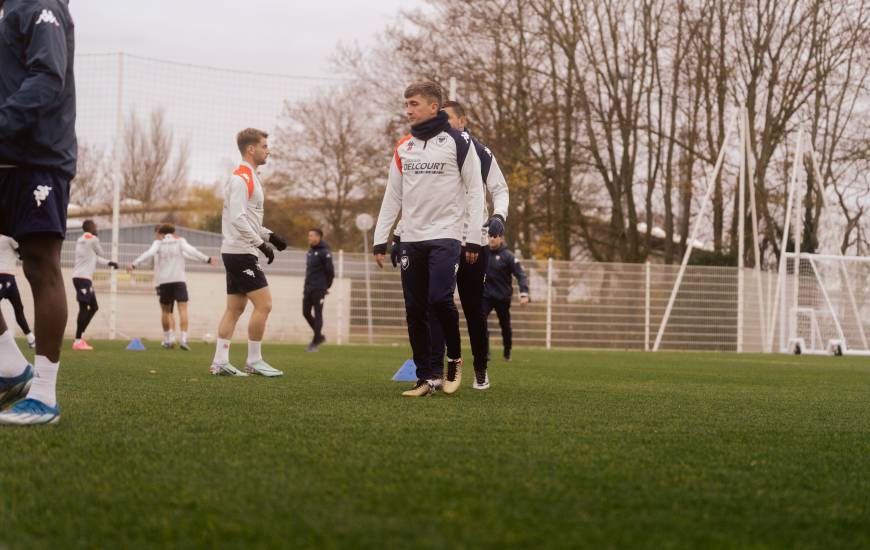 Reprise de l'entraînement mercredi matin pour Mathias Autret et les joueurs du Stade Malherbe Caen