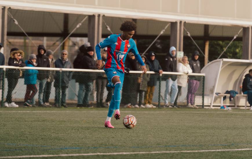 Isaac Lufuiku, unique buteur côté caennais dans ce 16e de finale en Coupe Gambardella