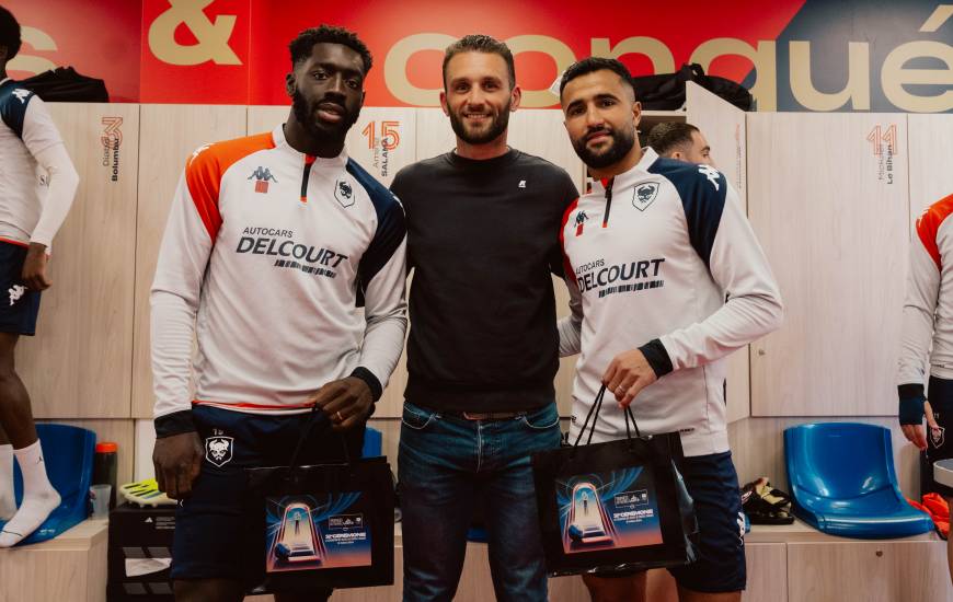 Alexandre Mendy & Ali Abdi font partie de l'Équipe Type de Ligue 2 BKT lors des Trophées UNFP 