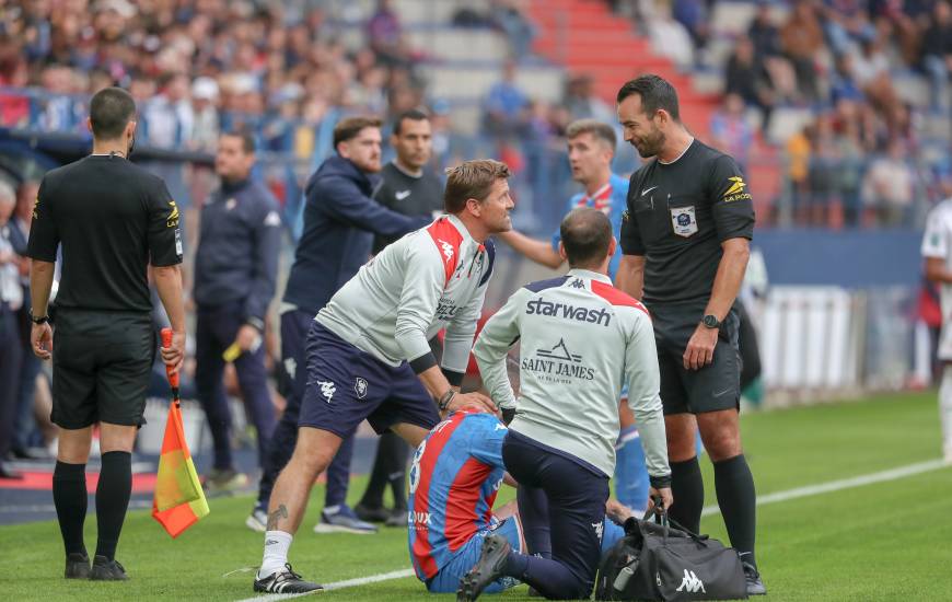 Aurélien Petit était au sifflet lors du dernier succès du Stade Malherbe Caen en Ligue 2 BKT cette saison