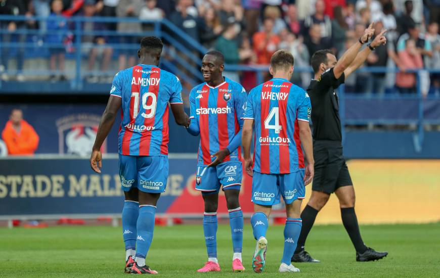 Godson Kyeremeh a délivré deux passes décisives à Alexandre Mendy ce soir face à l'AC Ajaccio