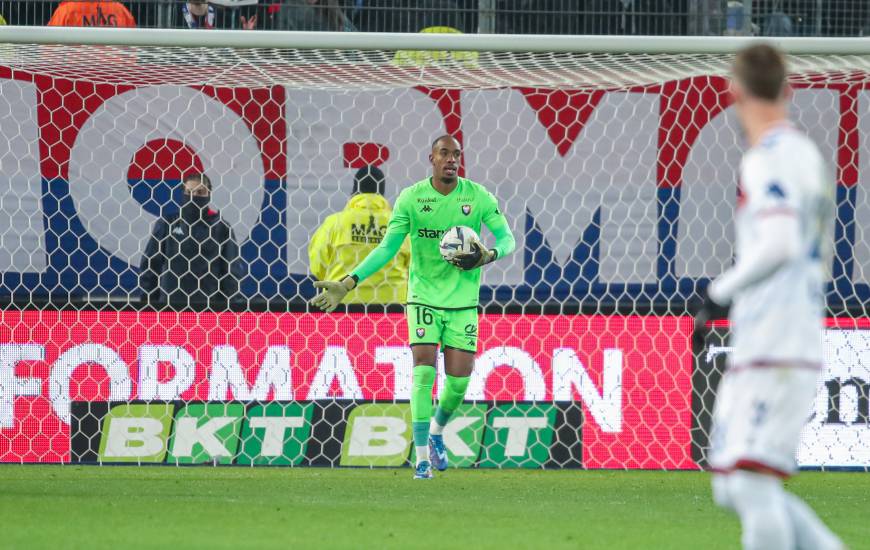 Yannis Clementia a joué son premier match à d'Ornano sous les couleurs du Stade Malherbe Caen