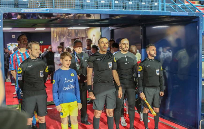 Faouzi Benchabane lors de la réception du SC Bastia au stade Michel d'Ornano la saison dernière