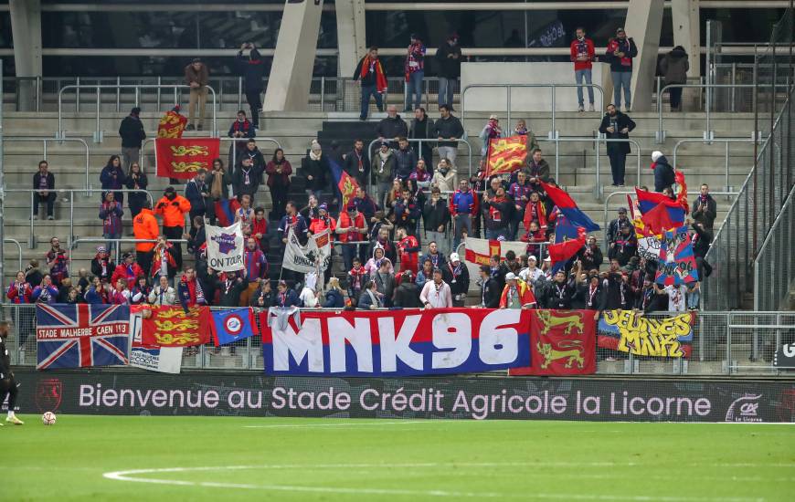 Une centaine de supporters caennais sont attendus demain soir au stade de la Licorne pour le match face à Amiens