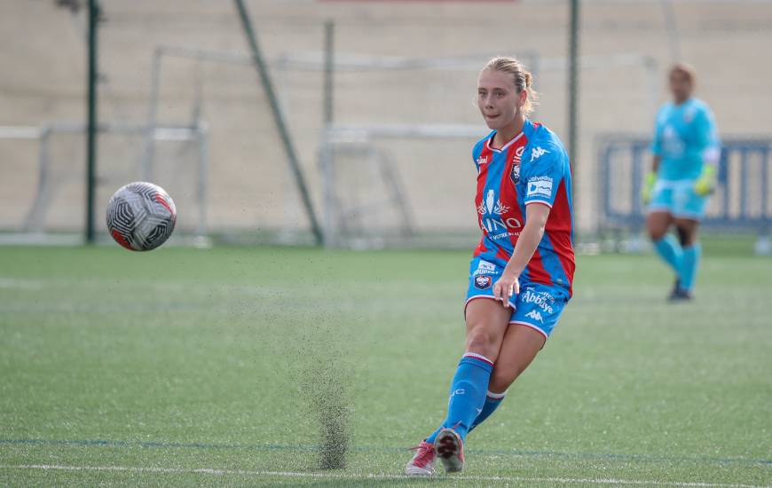 Morgane Hauvet et les Caennaises auront fort à faire face à QRM en finale régionale de la Coupe de France