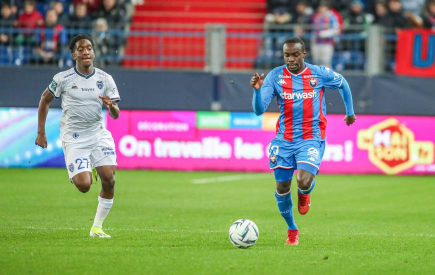 Caleb Zady Sery s'est montré à son avantage lors des deux derniers matchs du Stade Malherbe Caen