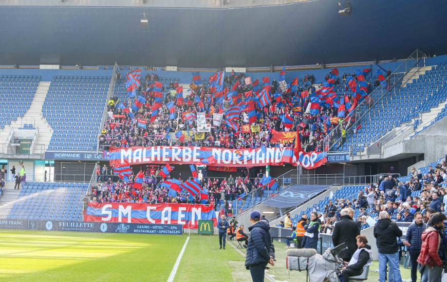 1 000 supporters du Stade Malherbe Caen seront présents en parcage ce dimanche pour le 32e de Coupe de France