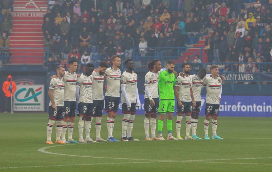 à l'occasion des 110 ans du club, les Caennais ont fait match nul contre l'AJ Auxerre ce Samedi après-midi