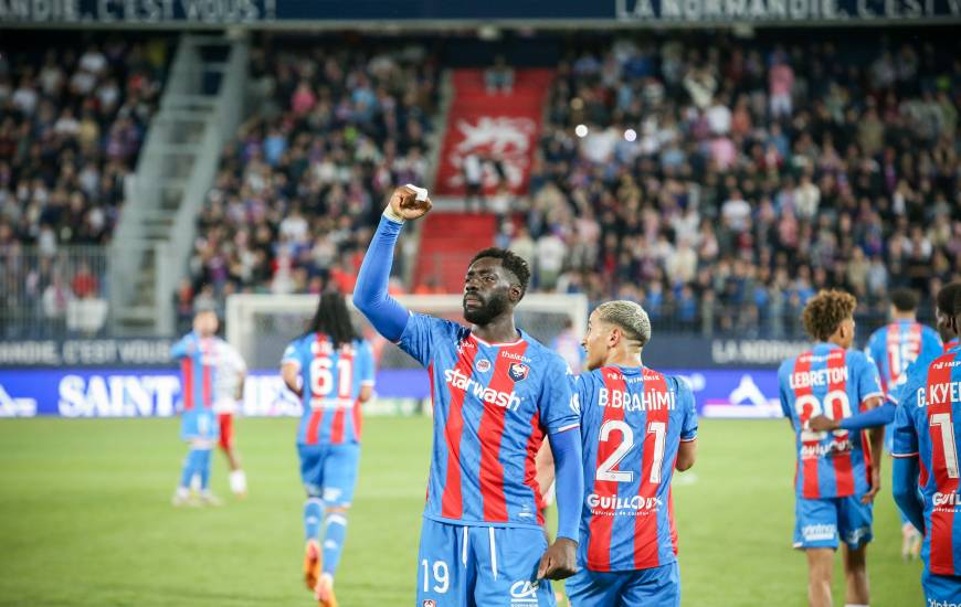 Alexandre Mendy a inscrit son 22e but lors de la dernière jorunée de Ligue 2 BKT face à Valenciennes