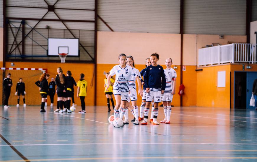 Notre équipe U13F, vainqueur du Challenge Départemental Futsal