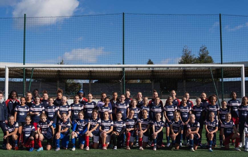 L'ensemble des joueuses présentes pour le rassemblement U13 à Venoix dimanche matin