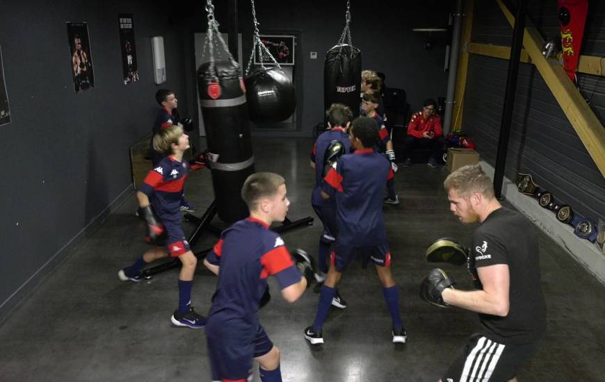 Initiation boxe pour la préformation Caennaise auprès de Maxime Beaussire