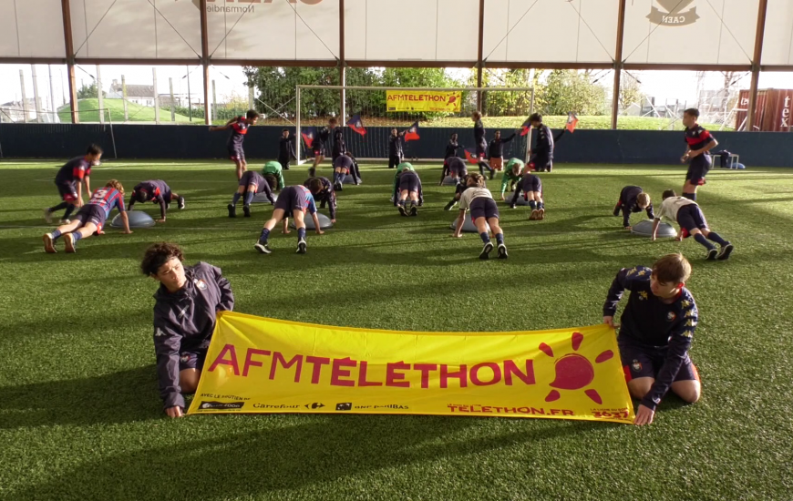 Bravo à la préformation du SMCaen pour le défi 600 burpees. Le Téléthon c'est ce week-end, pensez au 3637