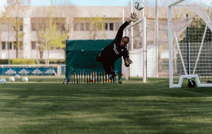 Début de semaine avec un entraînement spécifique pour nos 3 gardiens