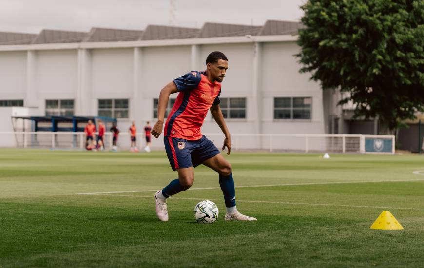 Prêté la saison dernière à Rodez, Andréas Hountondji est de retour sous les couleurs du Stade Malherbe Caen