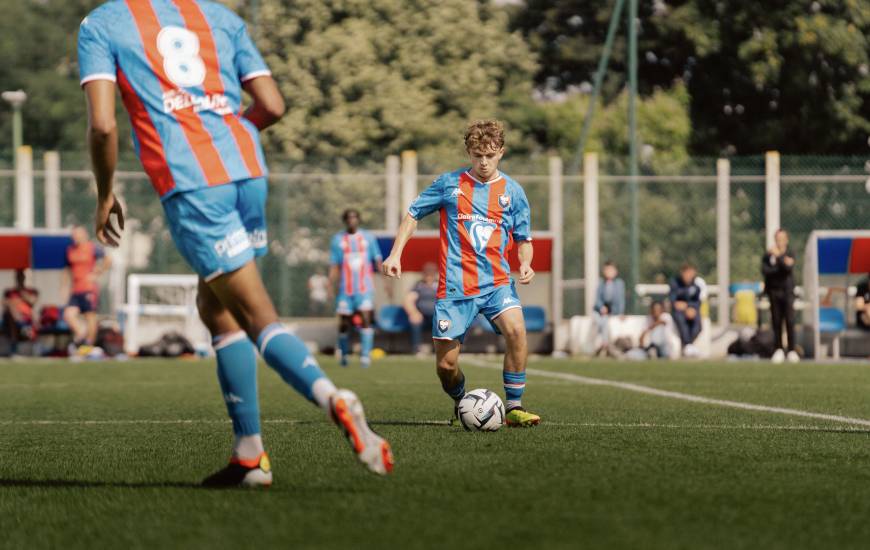 Gabin Tomé et l'équipe réserve reçoivent le FC Lorient en match amical ce vendredi après-midi