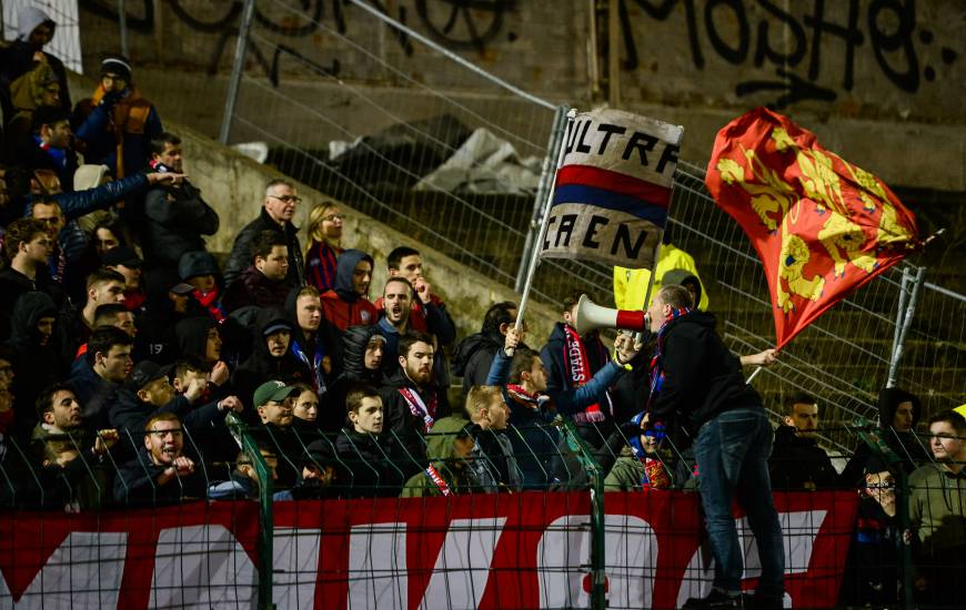 250 supporters caennais sont attendus en parcage au stade bauer ce vendredi soir