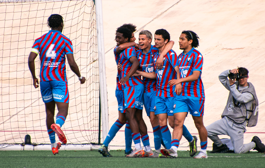 Les U19 du Stade Malherbe Caen sont assurés de terminer à la première place du classement (© Aaron Lemarchand)