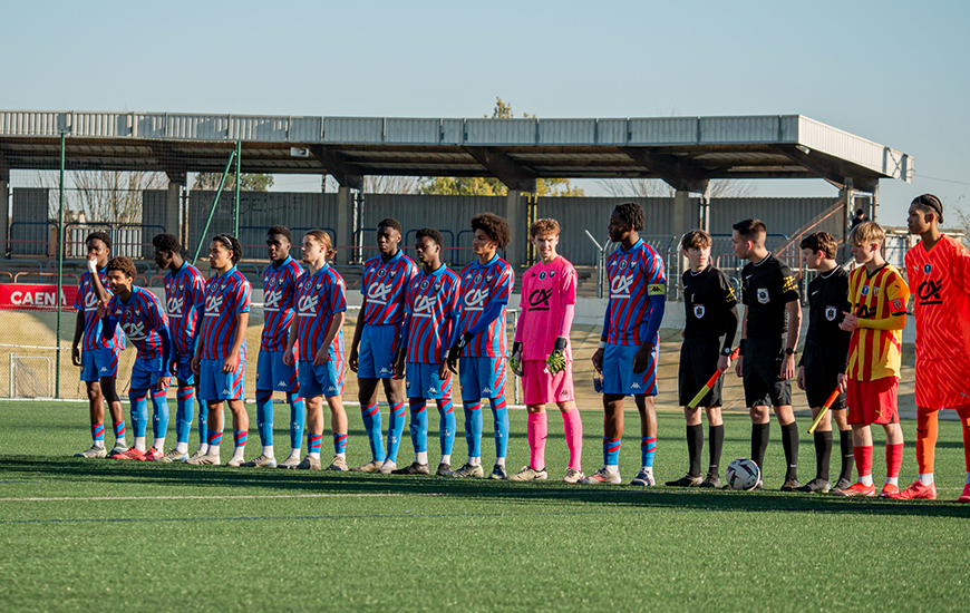 Le Stade Malherbe Caen qualifié pour les 16es de la Coupe Gambardella, succès (2-1) face au RC Lens (© Anouk Mace)