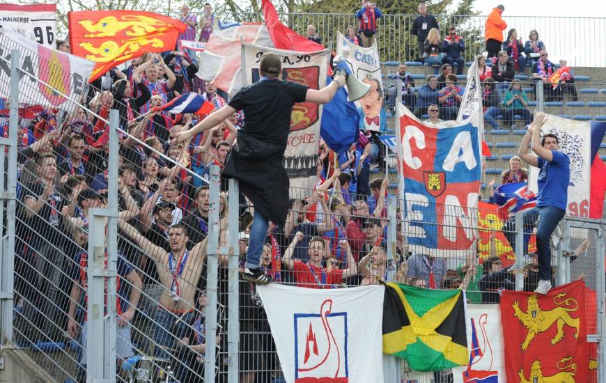Le Stade Malherbe Caen ne s'est plus déplacé au Moustoir depuis la saison 2019 / 2020