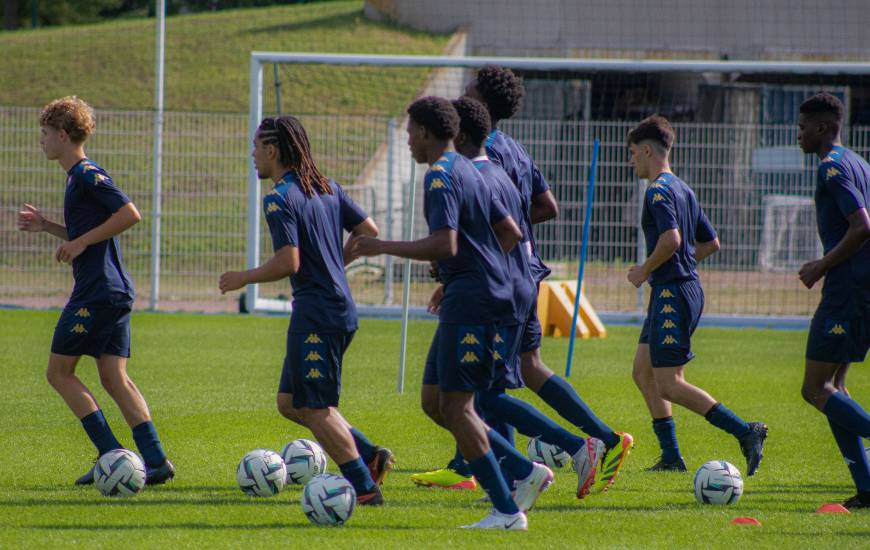 Les U19 du Stade Malherbe Caen ont repris le chemin de l'entraînement hier matin
