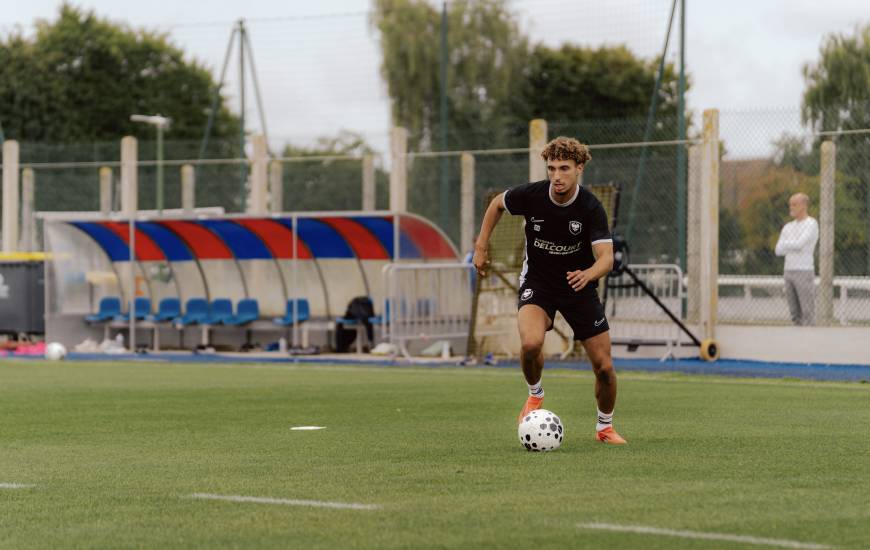 Mohamed Hafid et les Caennais seront de retour à l'entraînement ce lundi matin