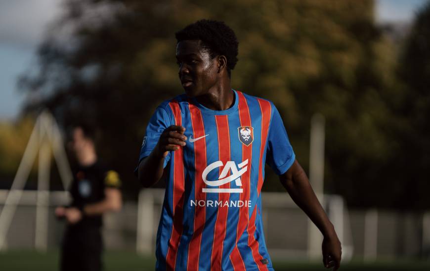 Âgé de 16 ans, Cluver Sambi a ouvert le score pour l'équipe réserve sur la pelouse du Havre Caucriauville